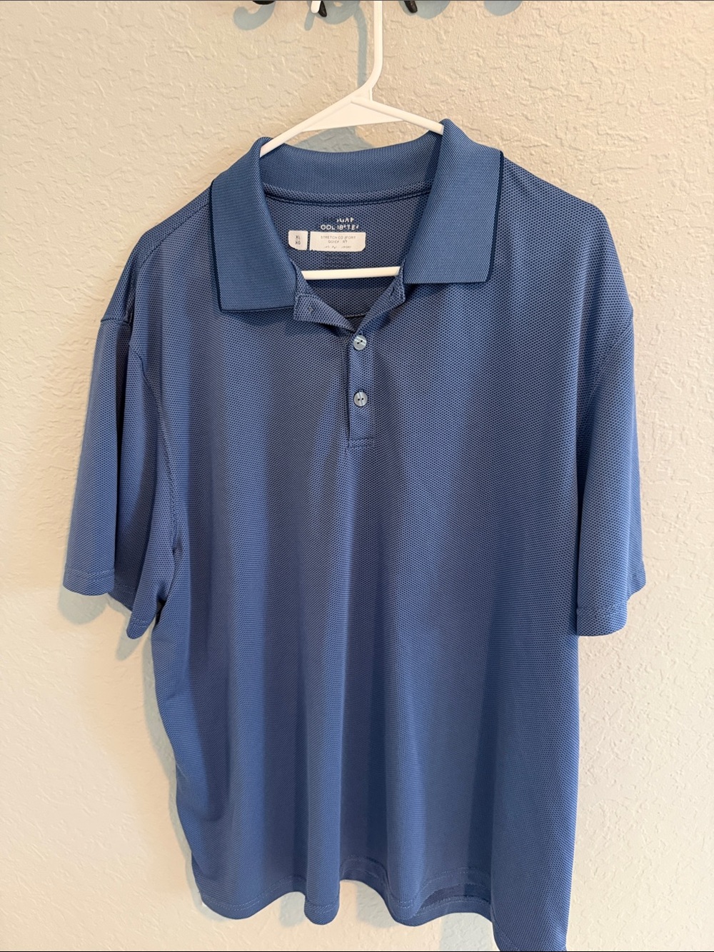 Van Heusen Men's Short-Sleeve Polo — Slate Blue
